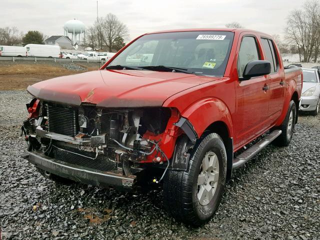 1N6AD07WX5C400329 - 2005 NISSAN FRONTIER C RED photo 2