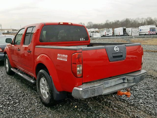 1N6AD07WX5C400329 - 2005 NISSAN FRONTIER C RED photo 3