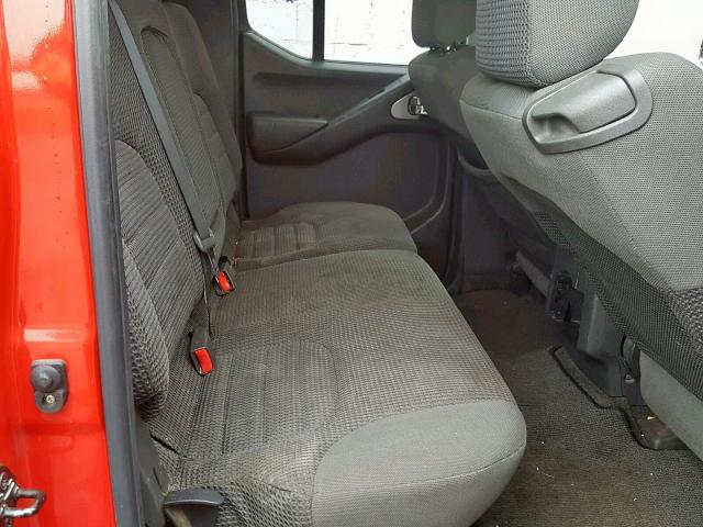 1N6AD07WX5C400329 - 2005 NISSAN FRONTIER C RED photo 6