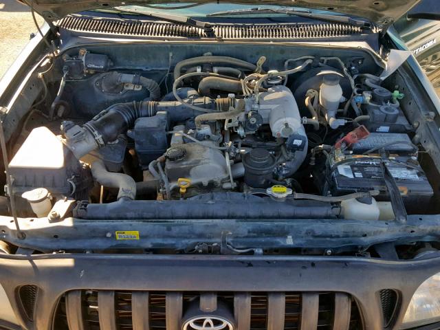 5TEPM62N31Z719078 - 2001 TOYOTA TACOMA GREEN photo 7