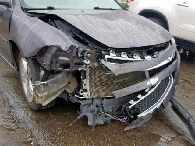 1G1ZC5E0XA4129838 - 2010 CHEVROLET MALIBU 1LT 灰色 照片 9