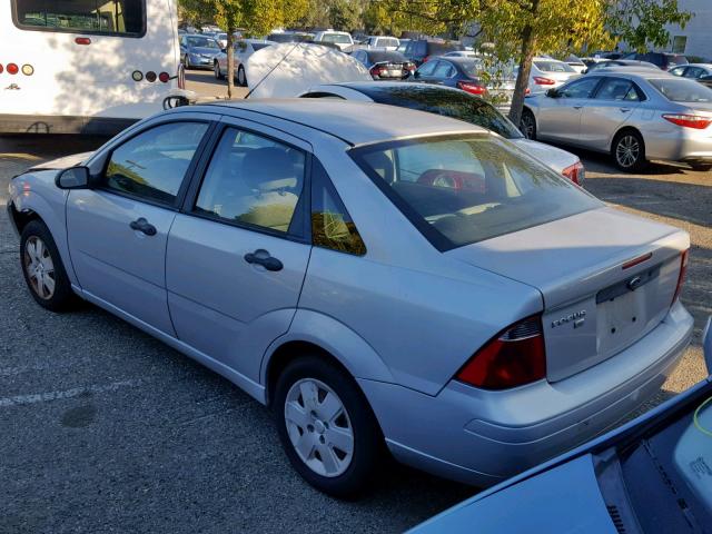 1FAFP34N87W358490 - 2007 FORD FOCUS ZX4 SILVER photo 3