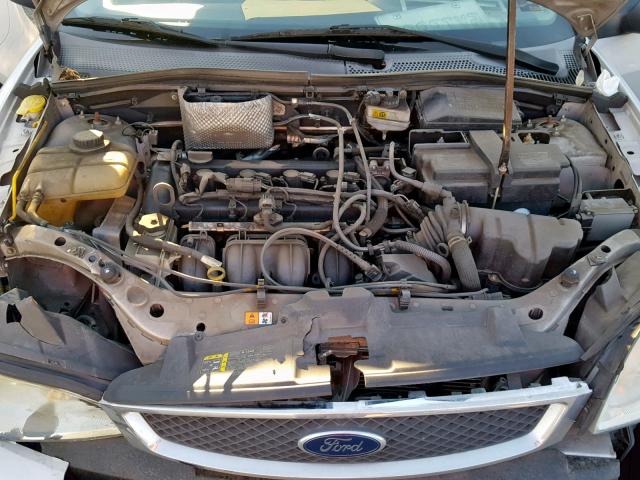 1FAFP34N87W358490 - 2007 FORD FOCUS ZX4 SILVER photo 7