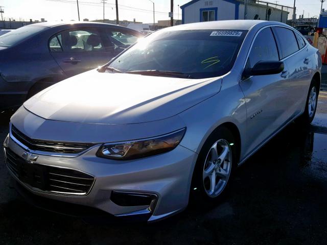 1G1ZB5ST8HF275686 - 2017 CHEVROLET MALIBU LS SILVER photo 2
