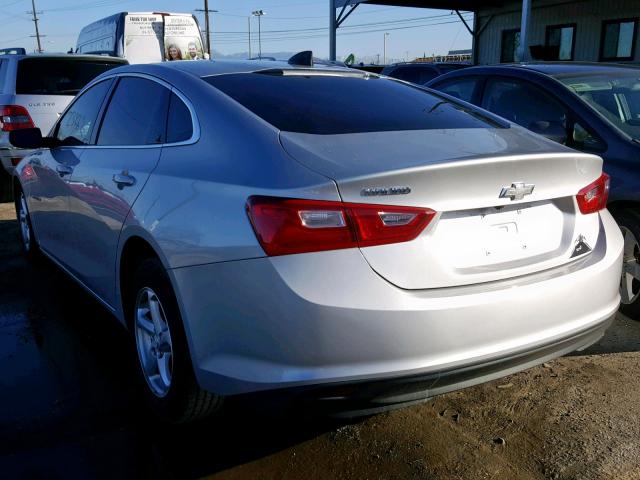 1G1ZB5ST8HF275686 - 2017 CHEVROLET MALIBU LS SILVER photo 3