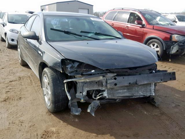 1G2ZF58B474154596 - 2007 PONTIAC G6 VALUE L BLACK photo 1