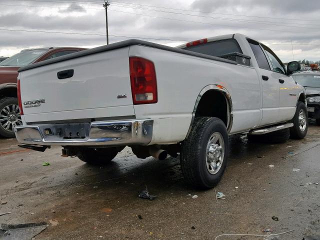 3D7KA28C14G184288 - 2004 DODGE RAM 2500 S თეთრი ფოტო 4