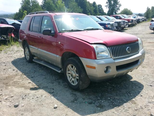 4M2ZU86K13UJ13563 - 2003 MERCURY MOUNTAINEE RED photo 1