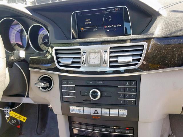 WDDHF5KB5GB170100 - 2016 MERCEDES-BENZ E 350 SILVER photo 9