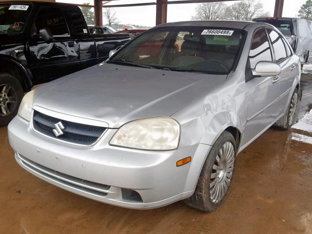 KL5JD56Z26K468195 - 2006 SUZUKI FORENZA SILVER photo 2