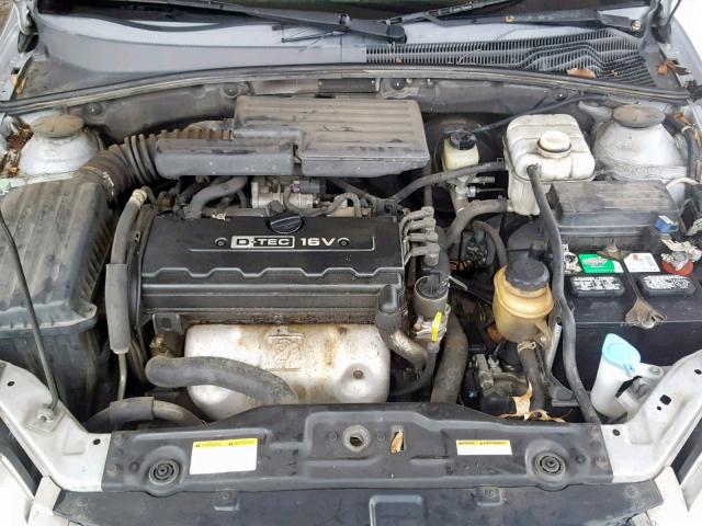 KL5JD56Z26K468195 - 2006 SUZUKI FORENZA SILVER photo 7