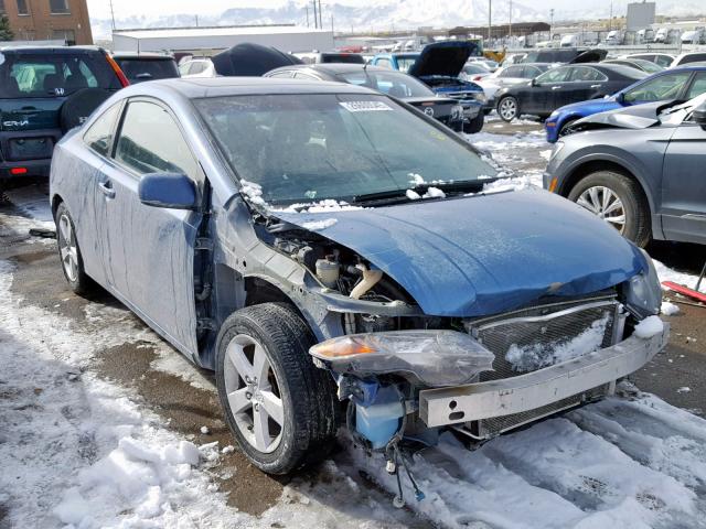 2HGFG12948H531525 - 2008 HONDA CIVIC EXL BLUE photo 1