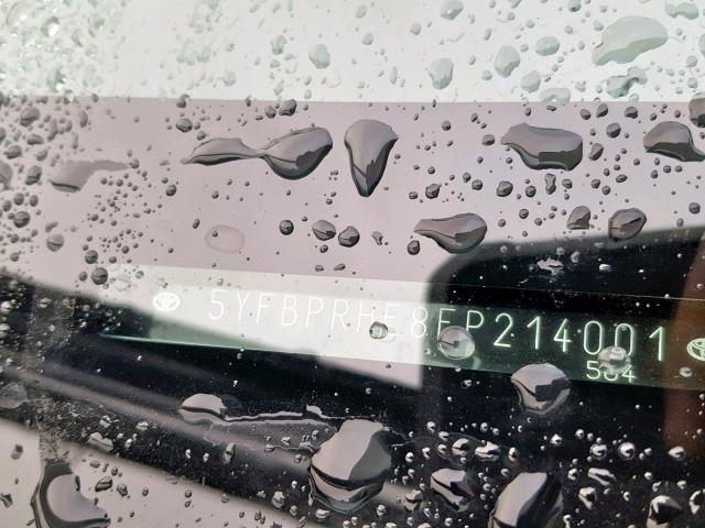 5YFBPRHE8FP214001 - 2015 TOYOTA COROLLA EC 石墨色 照片 10