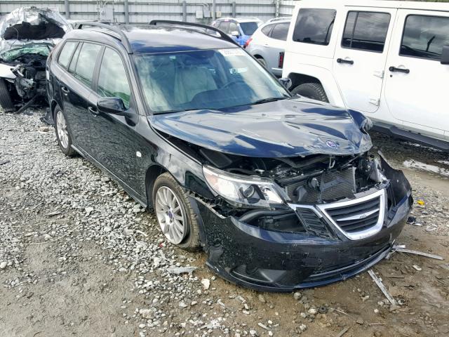 YS3FB56Y181128440 - 2008 SAAB 9-3 2.0T BLACK photo 1