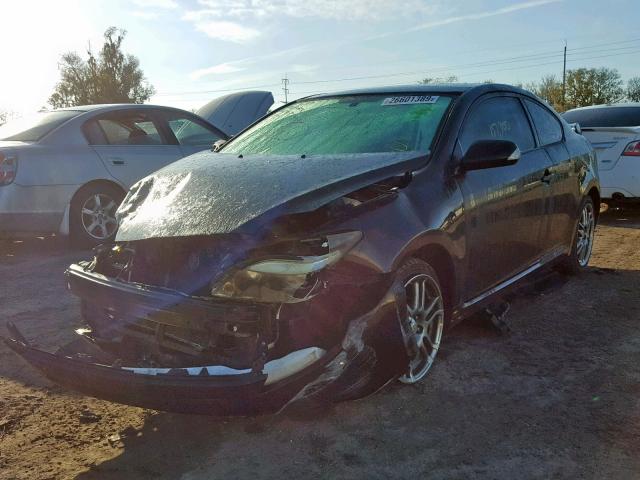 JTKDE177460142705 - 2006 TOYOTA SCION TC შავი ფოტო 2