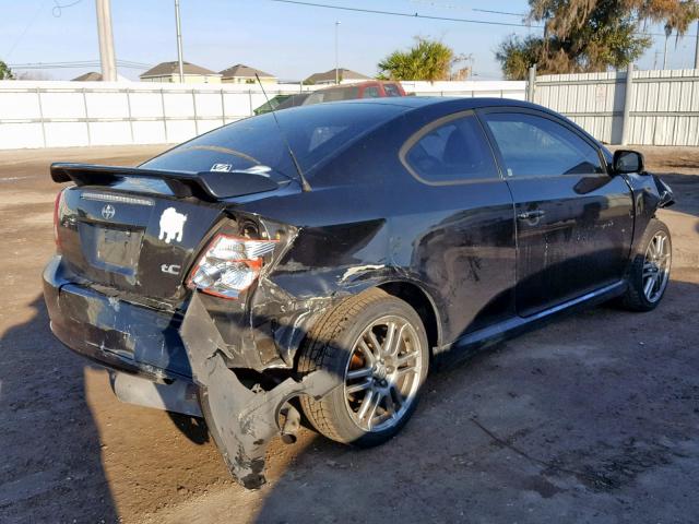 JTKDE177460142705 - 2006 TOYOTA SCION TC შავი ფოტო 4