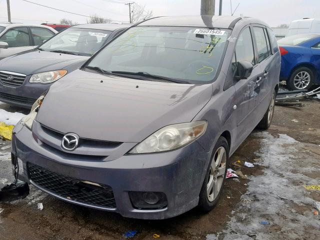 JM1CR293570141202 - 2007 MAZDA 5 GRAY photo 2