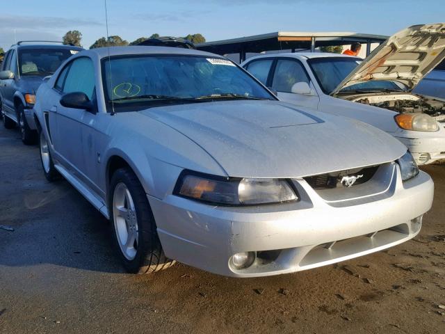 1FAFP47V31F217352 - 2001 FORD MUSTANG CO SILVER photo 1