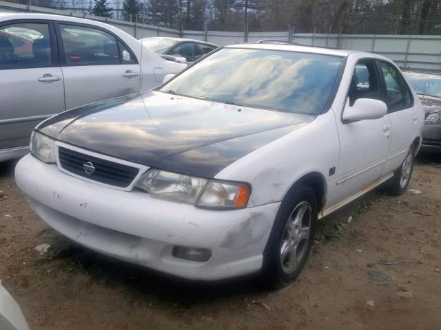 3N1BB41D9XL003457 - 1999 NISSAN SENTRA SE WHITE photo 2