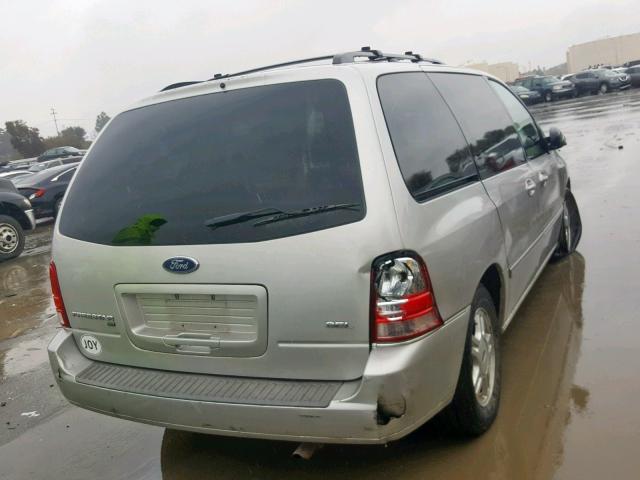 2FMZA52214BA24355 - 2004 FORD FREESTAR S SILVER photo 4