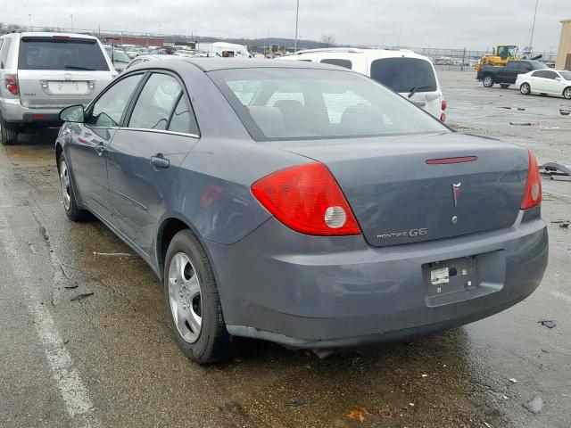 1G2ZF57B284218721 - 2008 PONTIAC G6 VALUE L GRAY photo 3