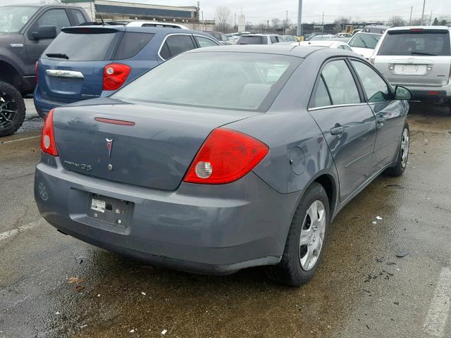 1G2ZF57B284218721 - 2008 PONTIAC G6 VALUE L GRAY photo 4