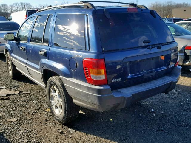 1J4GW48S0YC384571 - 2000 JEEP GRAND CHER BLUE photo 3