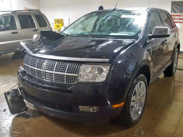 2LMDU88C69BJ04085 - 2009 LINCOLN MKX BLACK photo 2