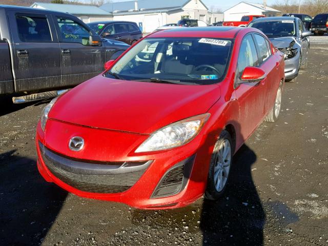 JM1BL1S6XA1181286 - 2010 MAZDA 3 S RED photo 2