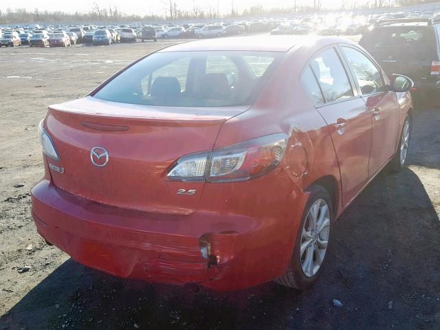 JM1BL1S6XA1181286 - 2010 MAZDA 3 S RED photo 4