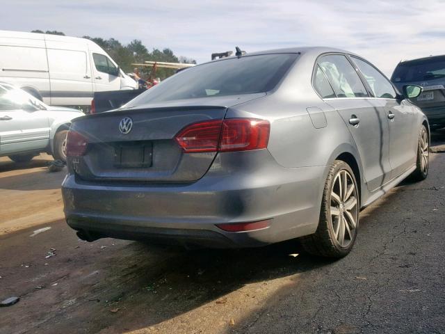 3VW4S7AJ6EM219090 - 2014 VOLKSWAGEN JETTA GLI GRAY photo 4