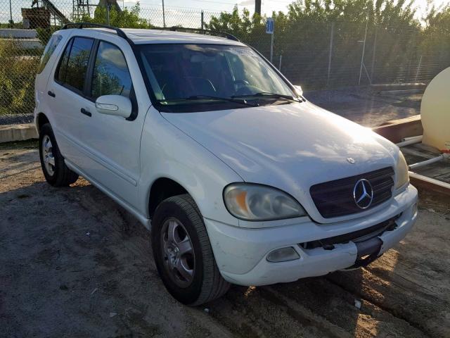 4JGAB57E34A485677 - 2004 MERCEDES-BENZ ML 350 WHITE photo 1