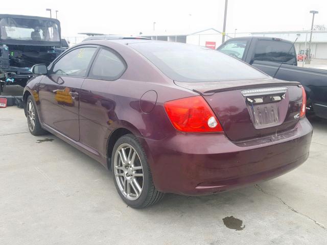 JTKDE167950017831 - 2005 TOYOTA SCION TC 勃艮第红 照片 3