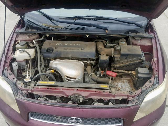 JTKDE167950017831 - 2005 TOYOTA SCION TC 勃艮第红 照片 7