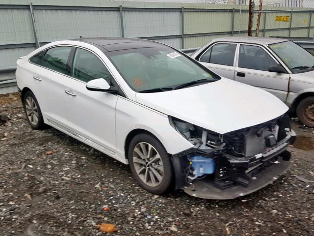 5NPE34AF0GH287778 - 2016 HYUNDAI SONATA SPO WHITE photo 1