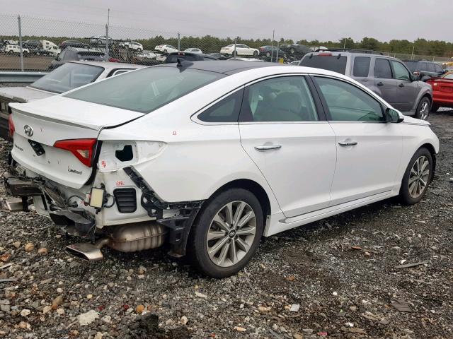 5NPE34AF0GH287778 - 2016 HYUNDAI SONATA SPO WHITE photo 4