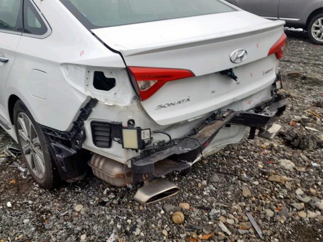 5NPE34AF0GH287778 - 2016 HYUNDAI SONATA SPO WHITE photo 9