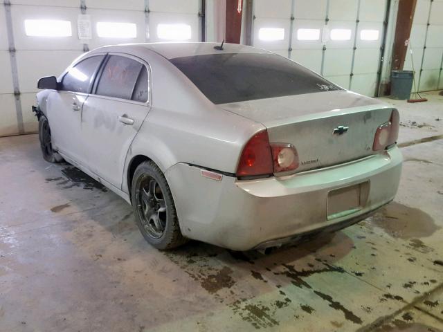 1G1ZH57B18F152441 - 2008 CHEVROLET MALIBU 1LT SILVER photo 3