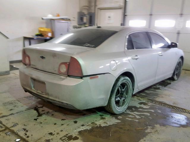 1G1ZH57B18F152441 - 2008 CHEVROLET MALIBU 1LT SILVER photo 4