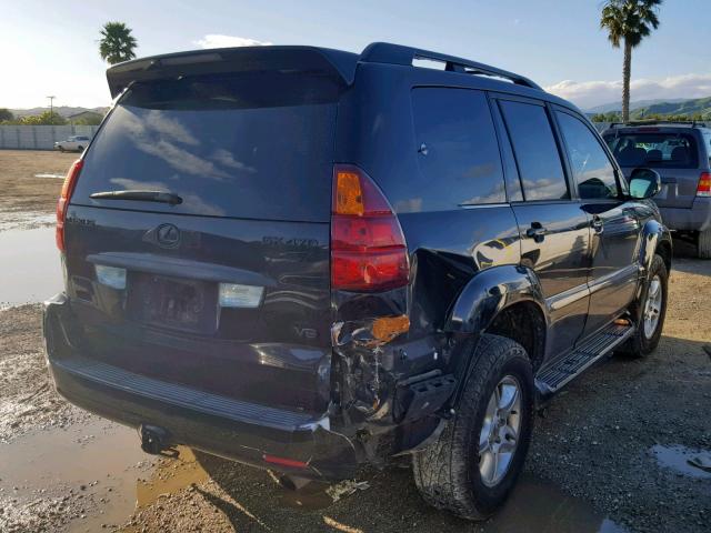 JTJBT20XX40029596 - 2004 LEXUS GX 470 BLACK photo 4