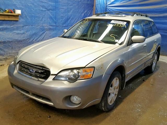 4S4BP62C557348515 - 2005 SUBARU LEGACY OUT GOLD photo 2