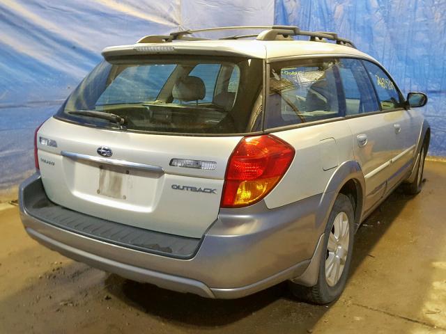 4S4BP62C557348515 - 2005 SUBARU LEGACY OUT GOLD photo 4