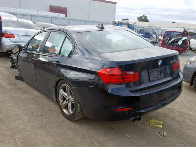 WBA3C1C57DF443442 - 2013 BMW 328 I SULE BLACK photo 3