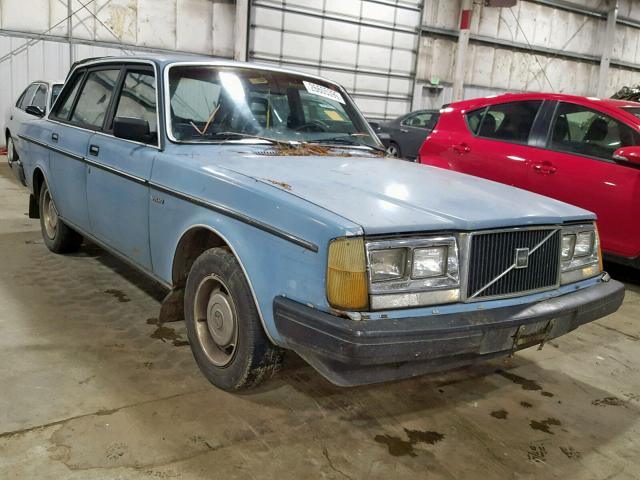 YV1AX8848E2047014 - 1984 VOLVO 244 DL BLUE photo 1