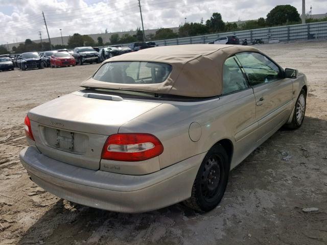 YV1NC62D94J045478 - 2004 VOLVO C70 HPT GOLD photo 4