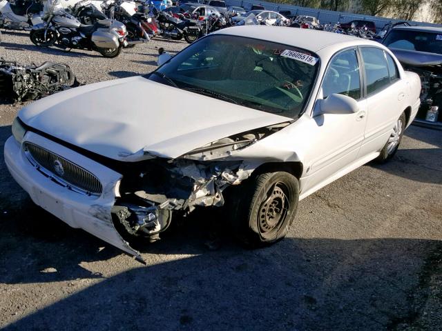 1G4HP54K12U296631 - 2002 BUICK LESABRE CU WHITE photo 2