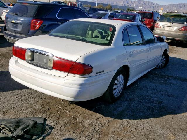 1G4HP54K12U296631 - 2002 BUICK LESABRE CU WHITE photo 4