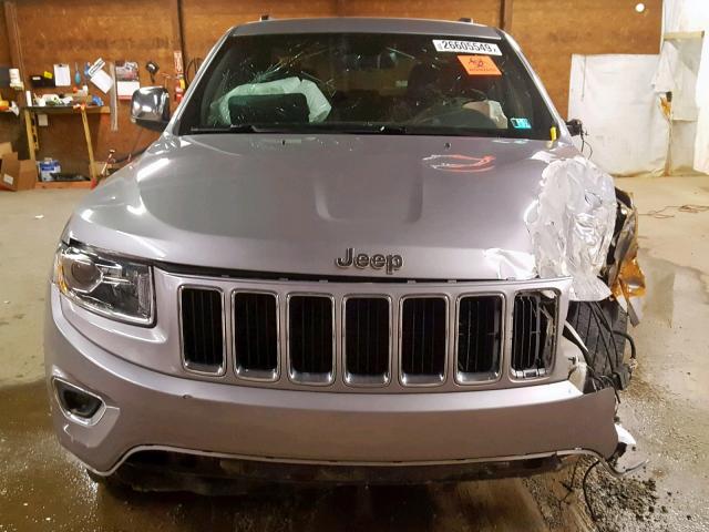 1C4RJFBG9FC103877 - 2015 JEEP GRAND CHER SILVER photo 7