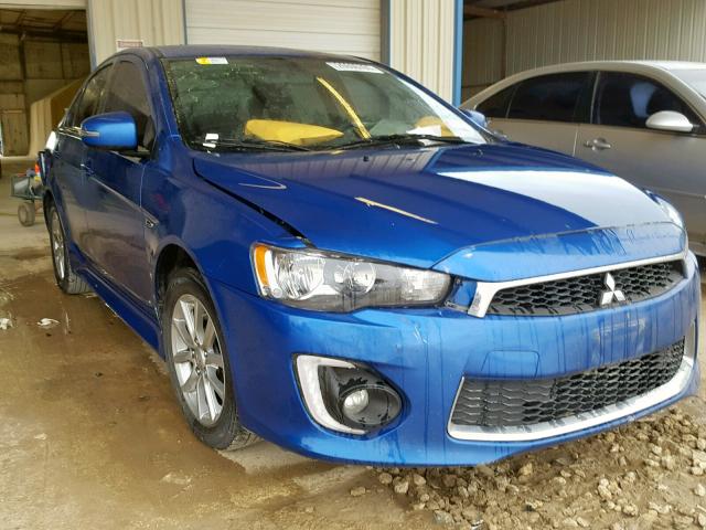 JA32U2FU1GU012985 - 2016 MITSUBISHI LANCER ES BLUE photo 1