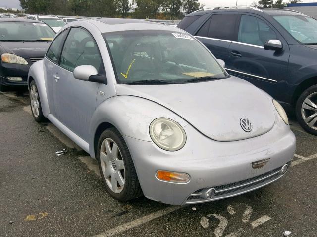 3VWDD21C41M464589 - 2001 VOLKSWAGEN NEW BEETLE Gümüş foto 1